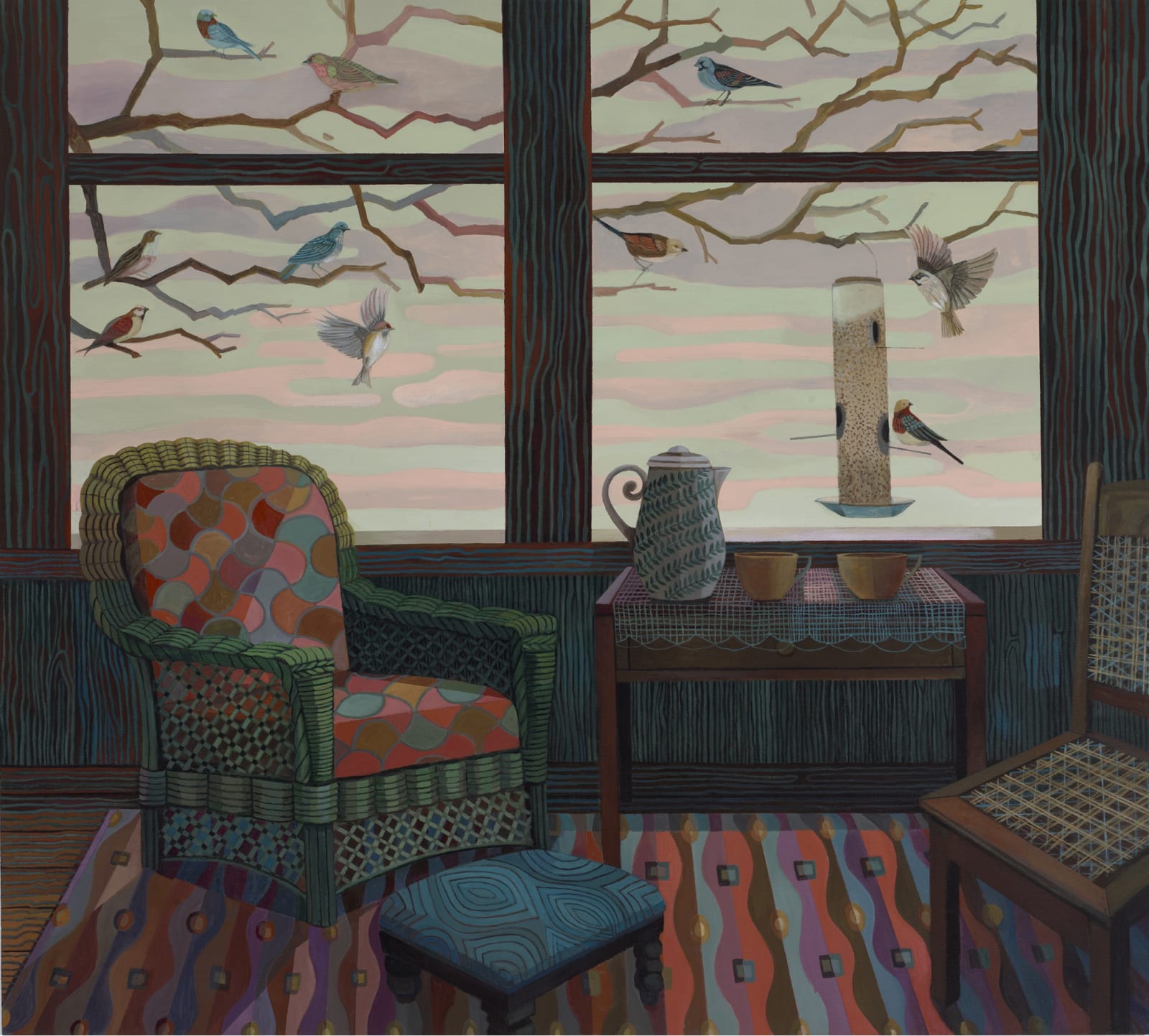 Gail Spaien, Tea with Birds