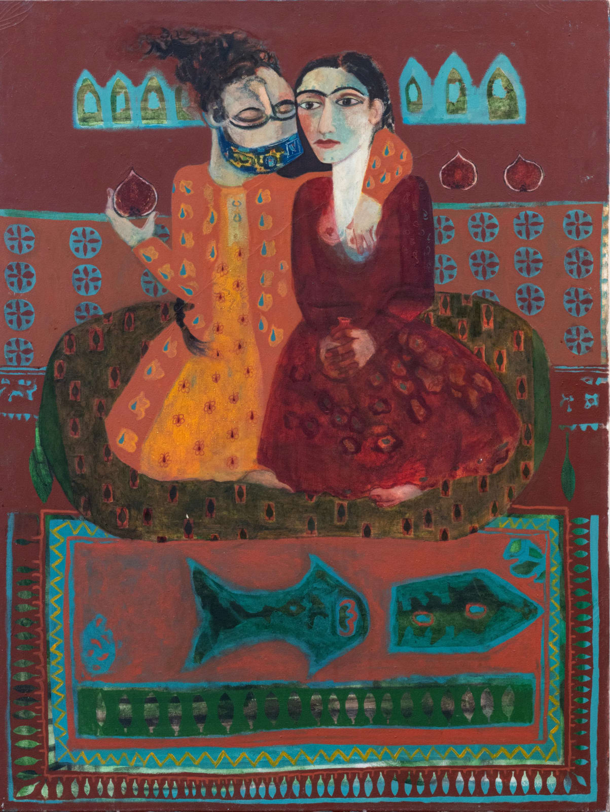 Samira Abbassy, Two Seated Figures