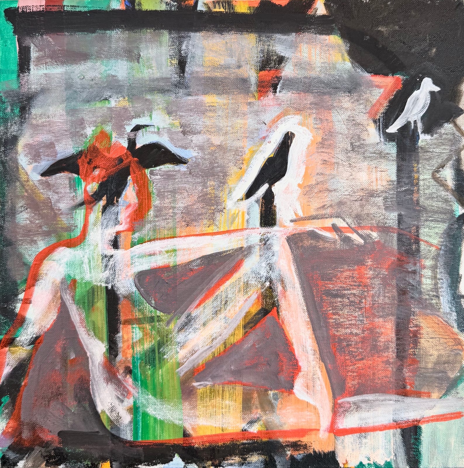 Frances Hynes, Woman With Birds