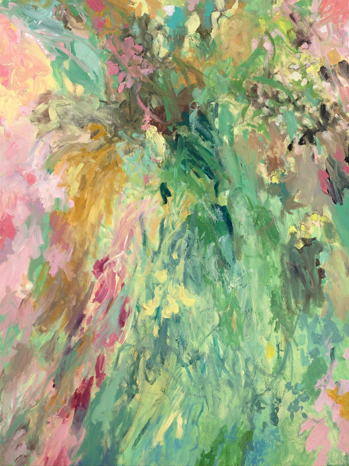 Sarah Meyers Brent, Yellow Green, 2021