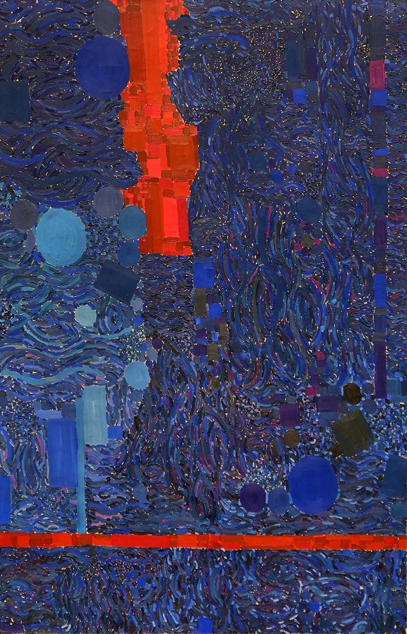 Lynne Drexler, Sunset Sea, 1969