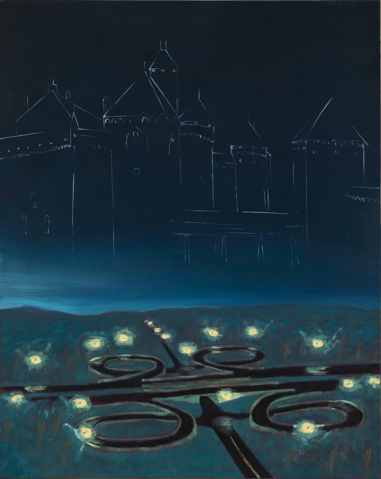 Nick Benfey, Cosmic Castle and Cloverleaf Interchange, 2022