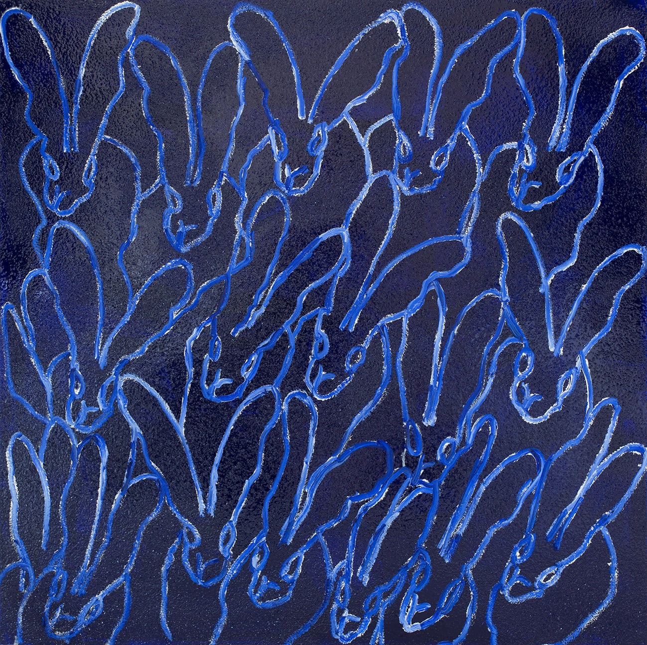 Hunt Slonem, Blue Tanzanite