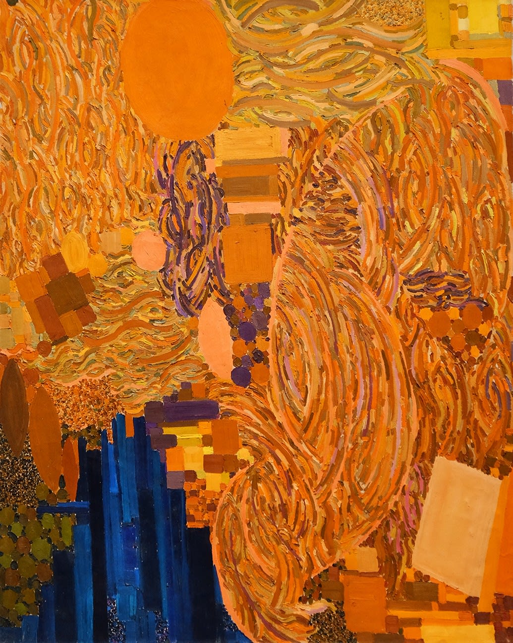Lynne Drexler, Plumed Yellow , 1968