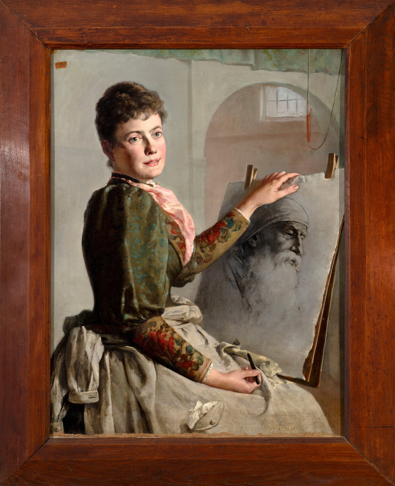 Ella Ferris Pell (1846-1922), Self-portrait of the artist