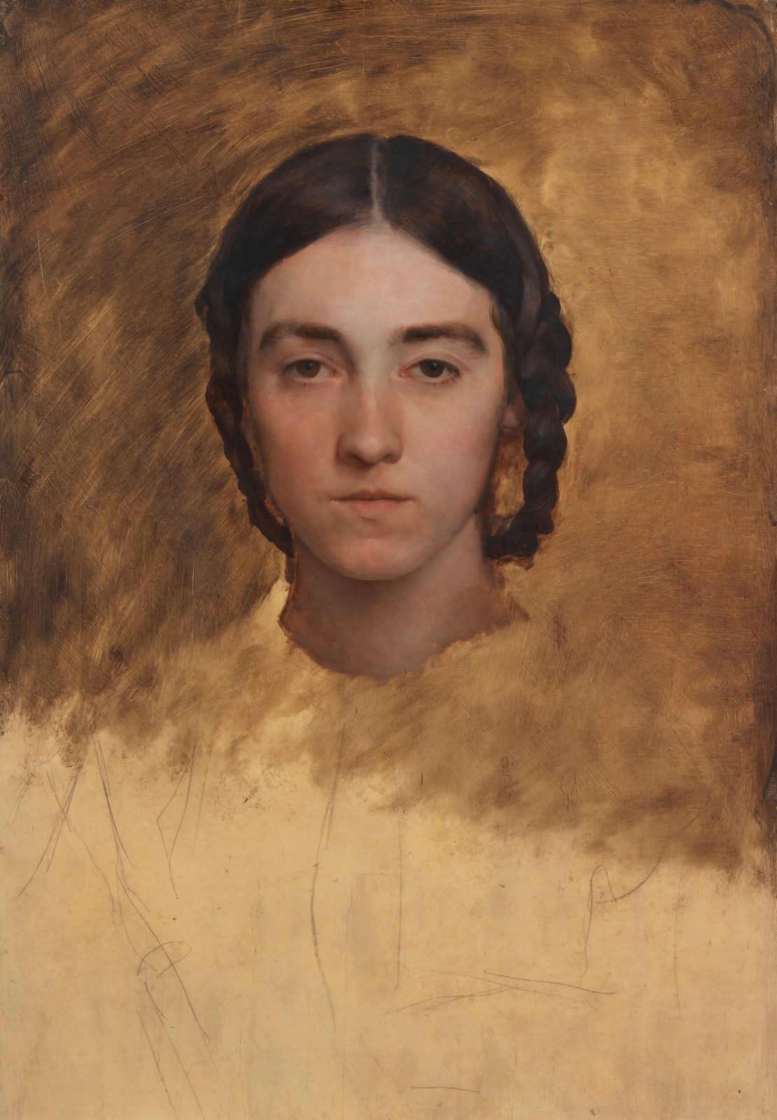 French School, c. 1880, Portrait of a woman