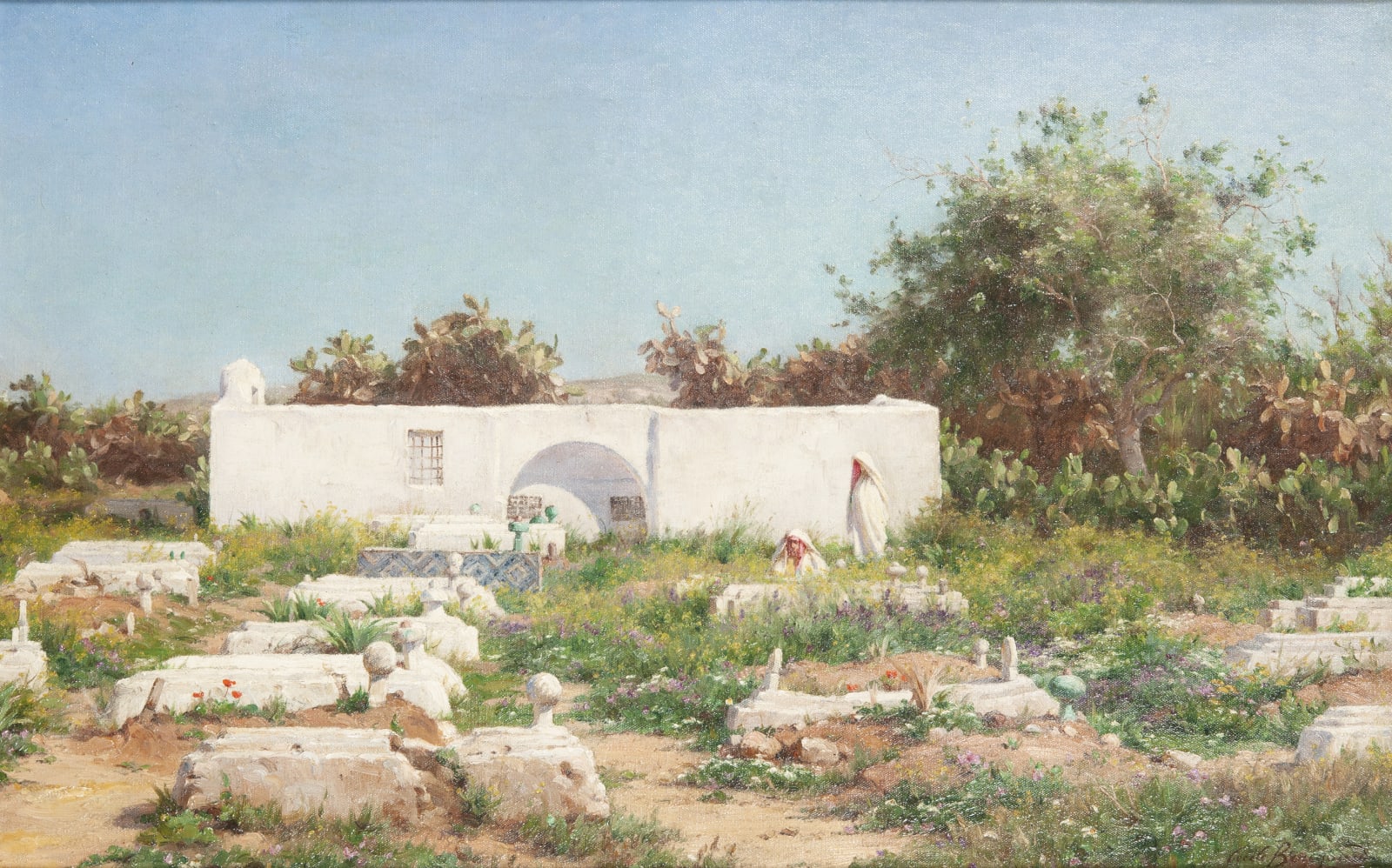Cécile Bougourd, Cimetière à Zarzaourc, Circa early 20th century