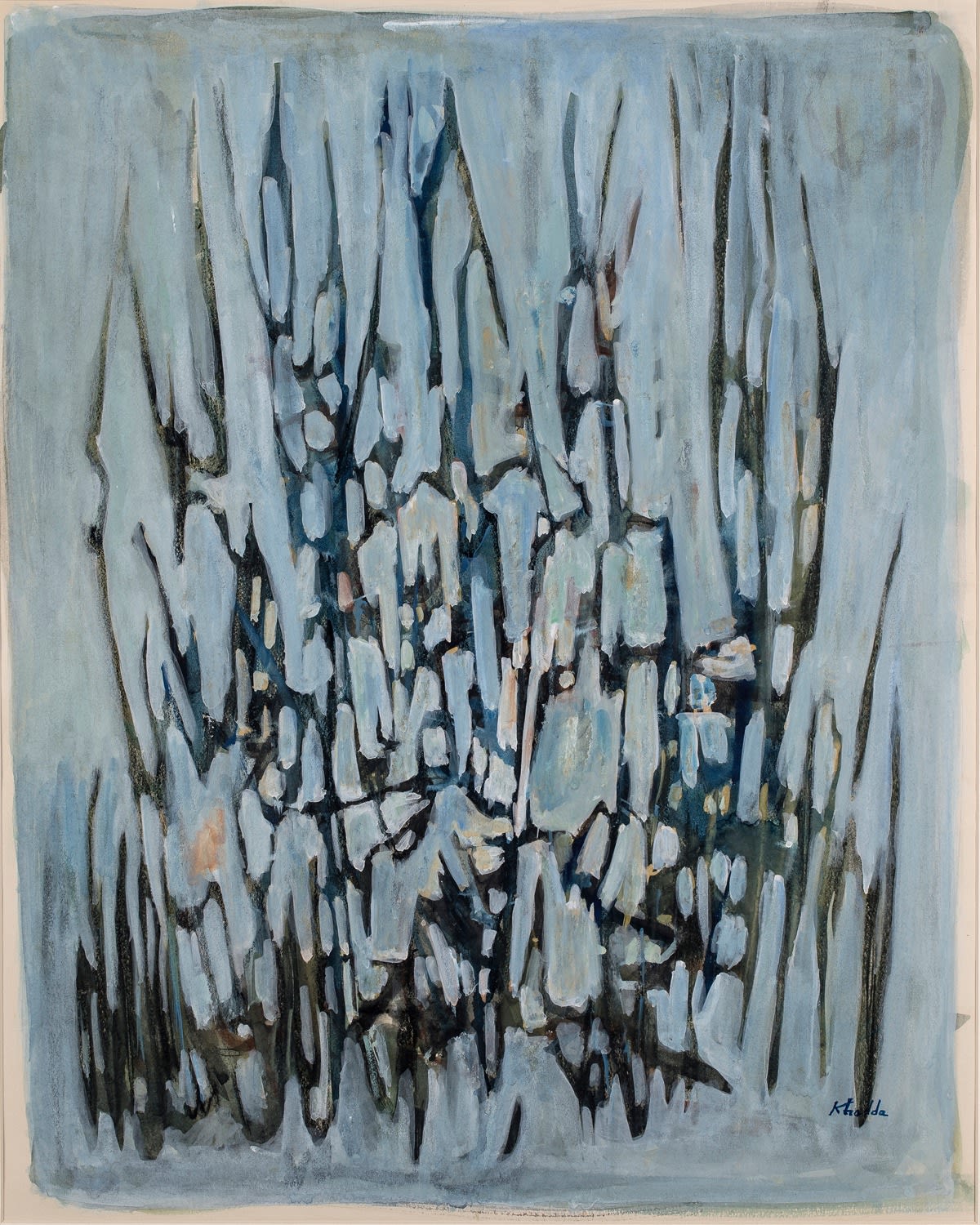 Mohammed Khadda, Matin de rosée, 1989