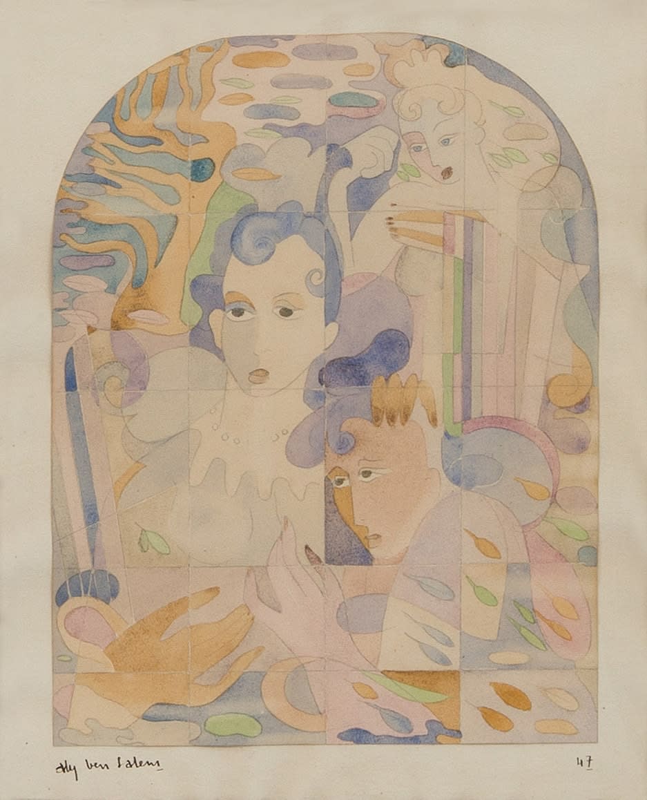 Aly Ben Salem, Three women, 1947