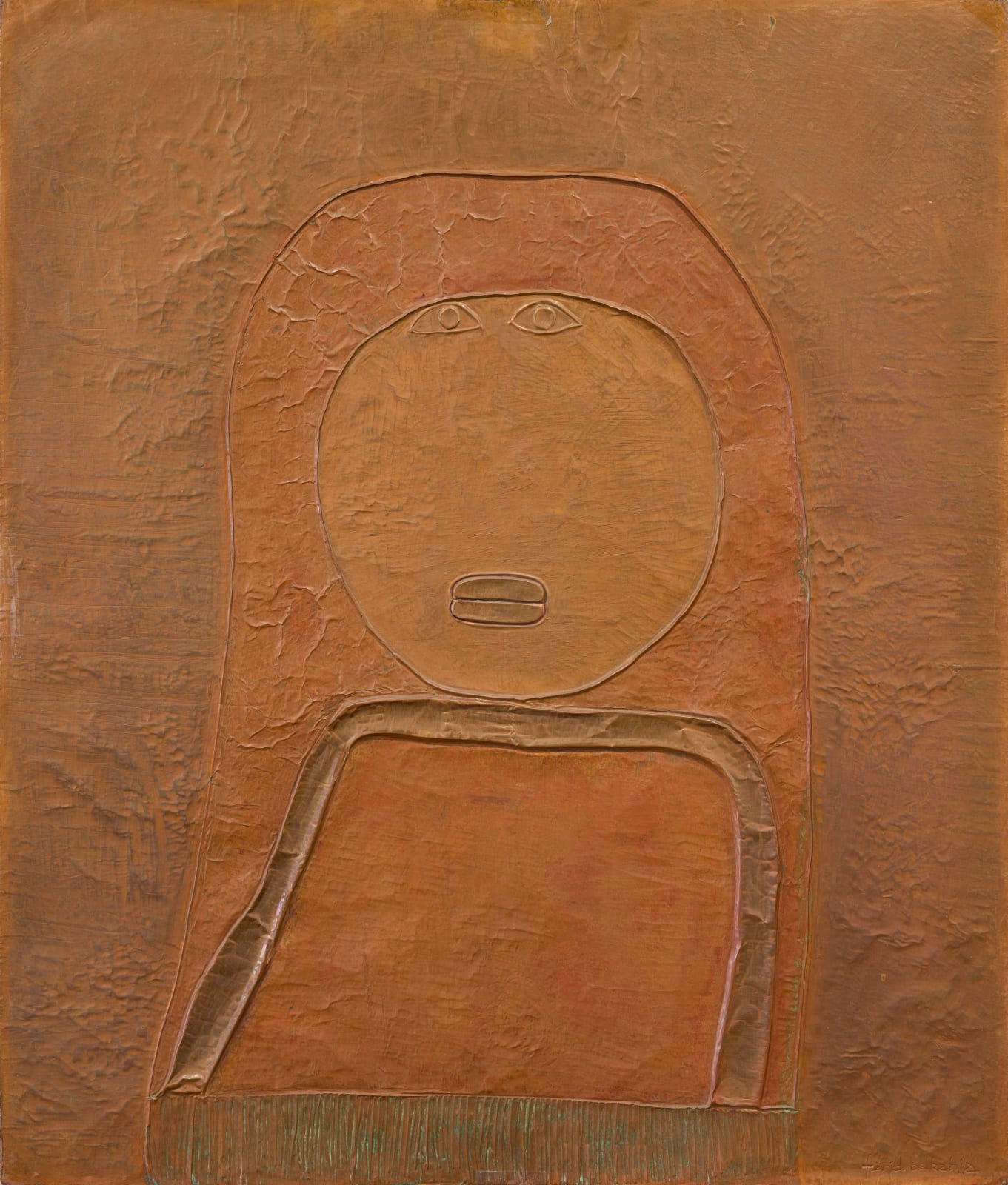 Farid Belkahia, La chinoise, 1963