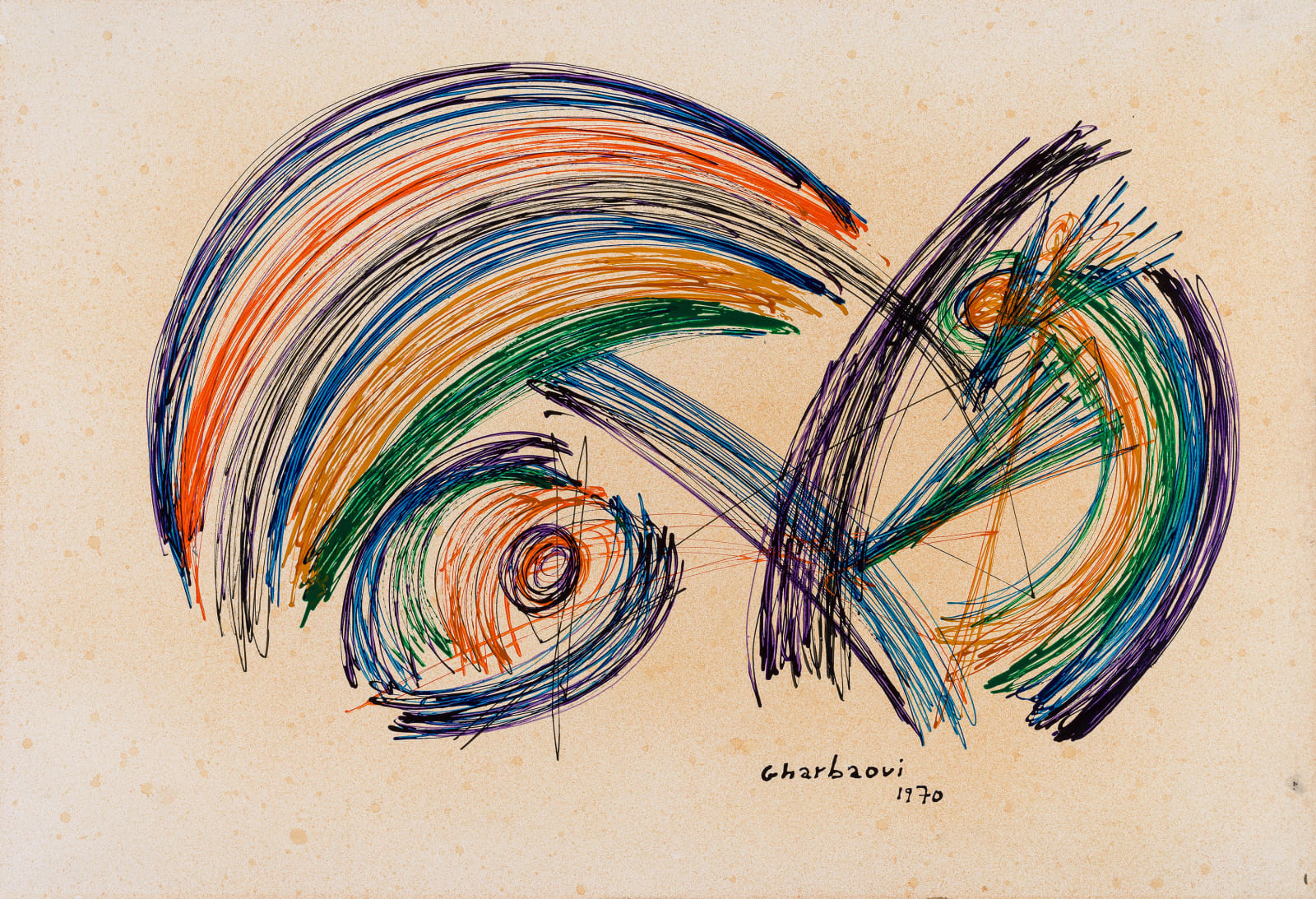 Jilali Gharbaoui, Composition, 1970