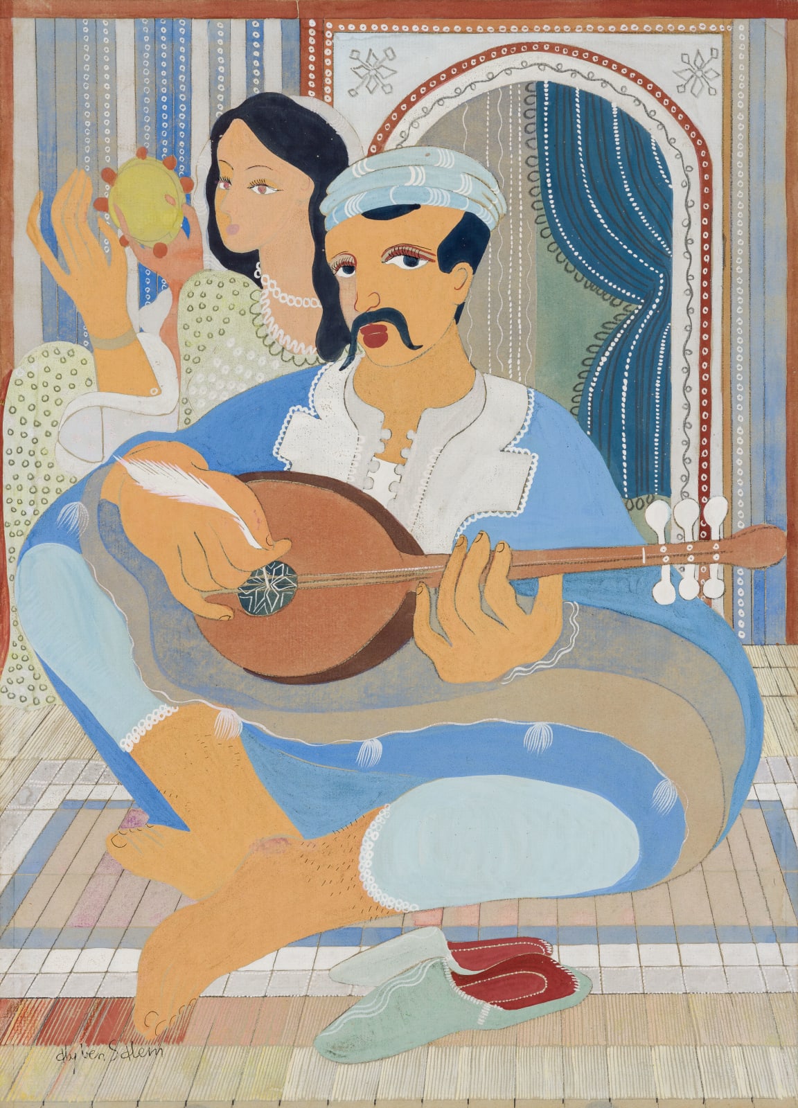 Aly Ben Salem, Musician, Circa 1950s