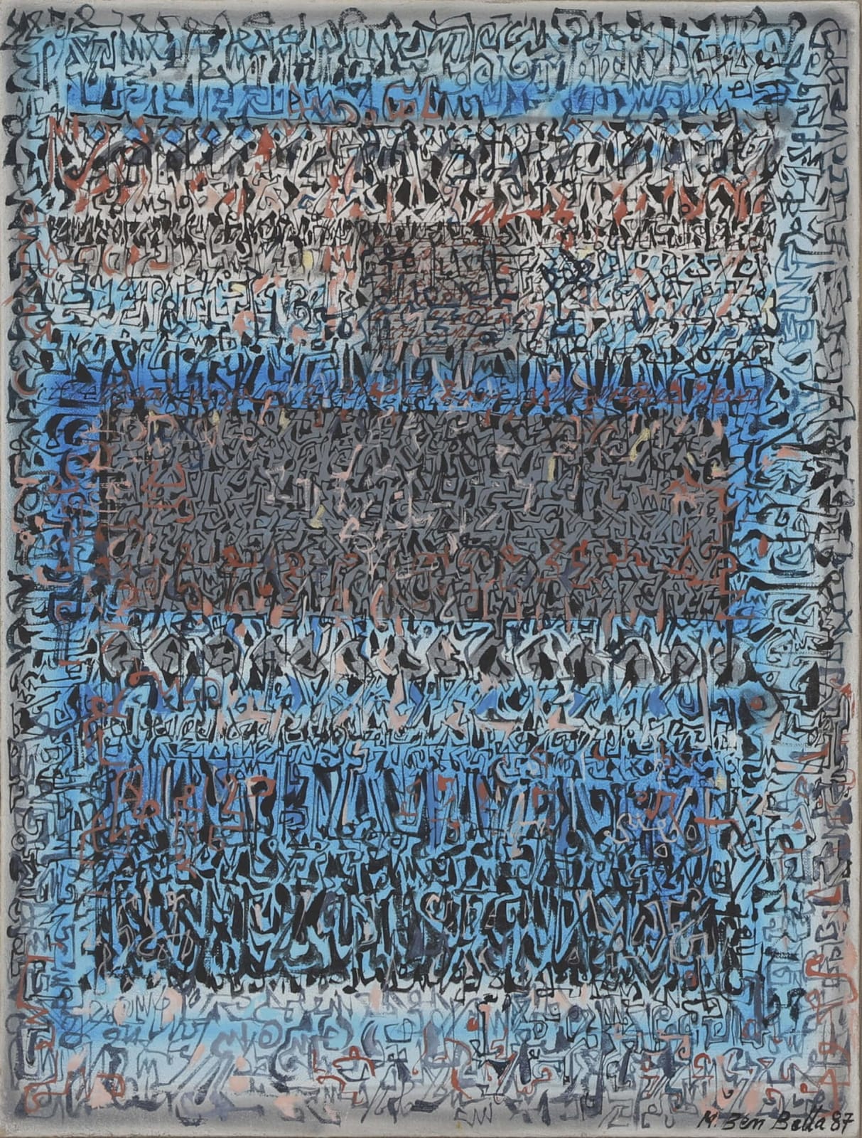 Mahjoub Ben Bella, Composition, 1987
