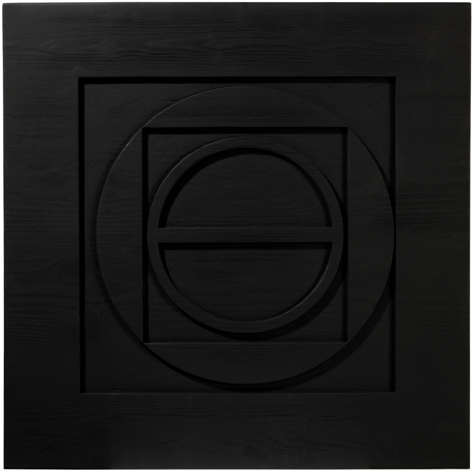 Jorge Riveros, Konstruktive Form in schwarz 2, 1969 - 2018