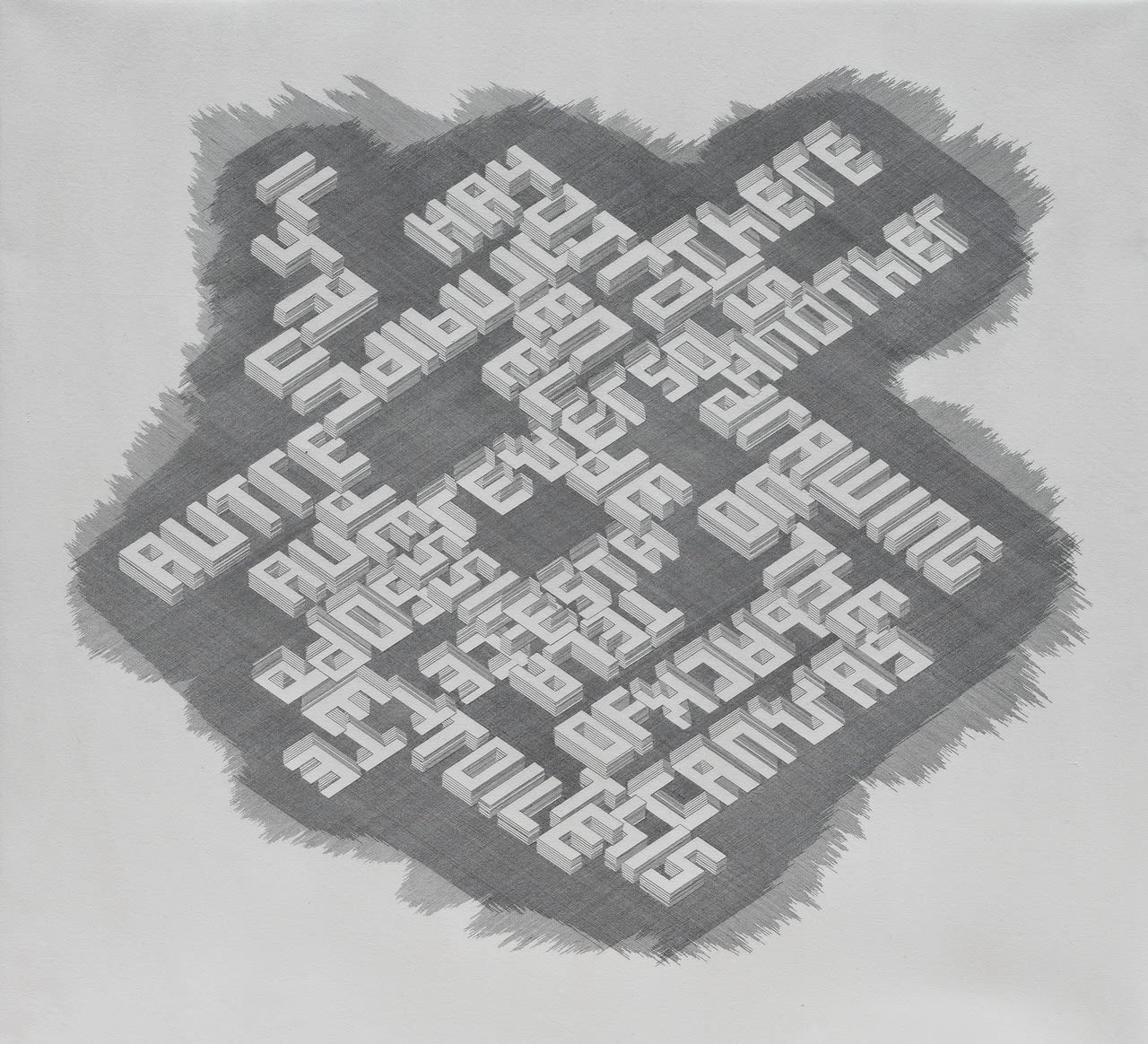 Ernesto Leal, From the Grammatical series Transparency, 2020