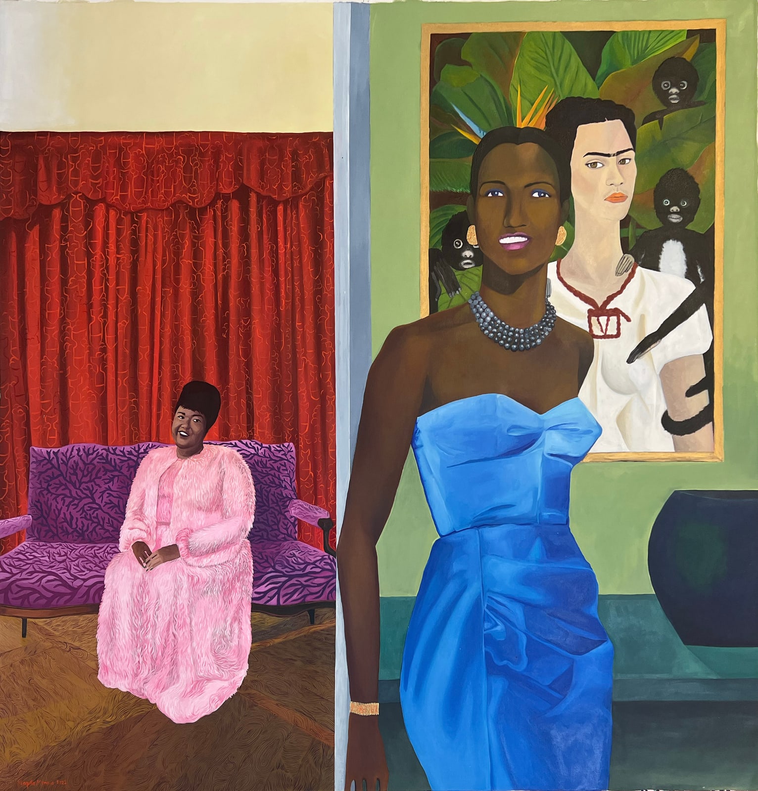Magola Moreno, Art Lovers XIII. Celia y Betty G , 2022