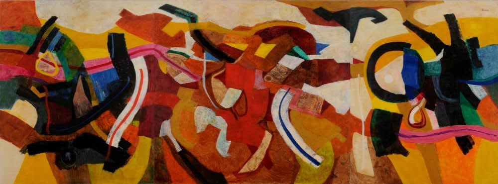 Jorge Riveros, Leyendas de un continente (tríptico), 2007