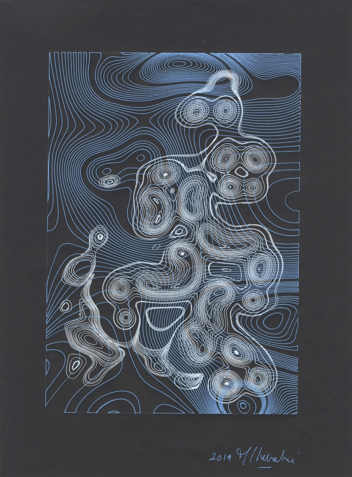 MIGUEL CHEVALIER, L'Origine du Monde, 2019