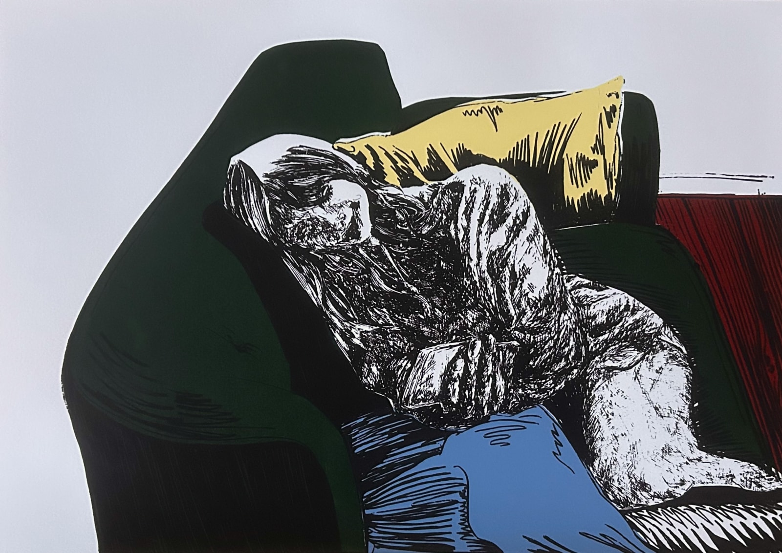 MAXIM VAN CAUWENBERGE, Girl in couch, 2025