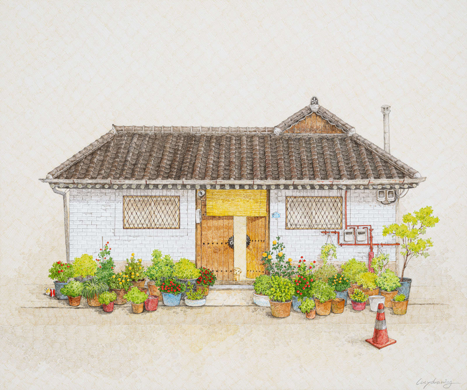 루시드로잉, 성북동 친구집, 2024