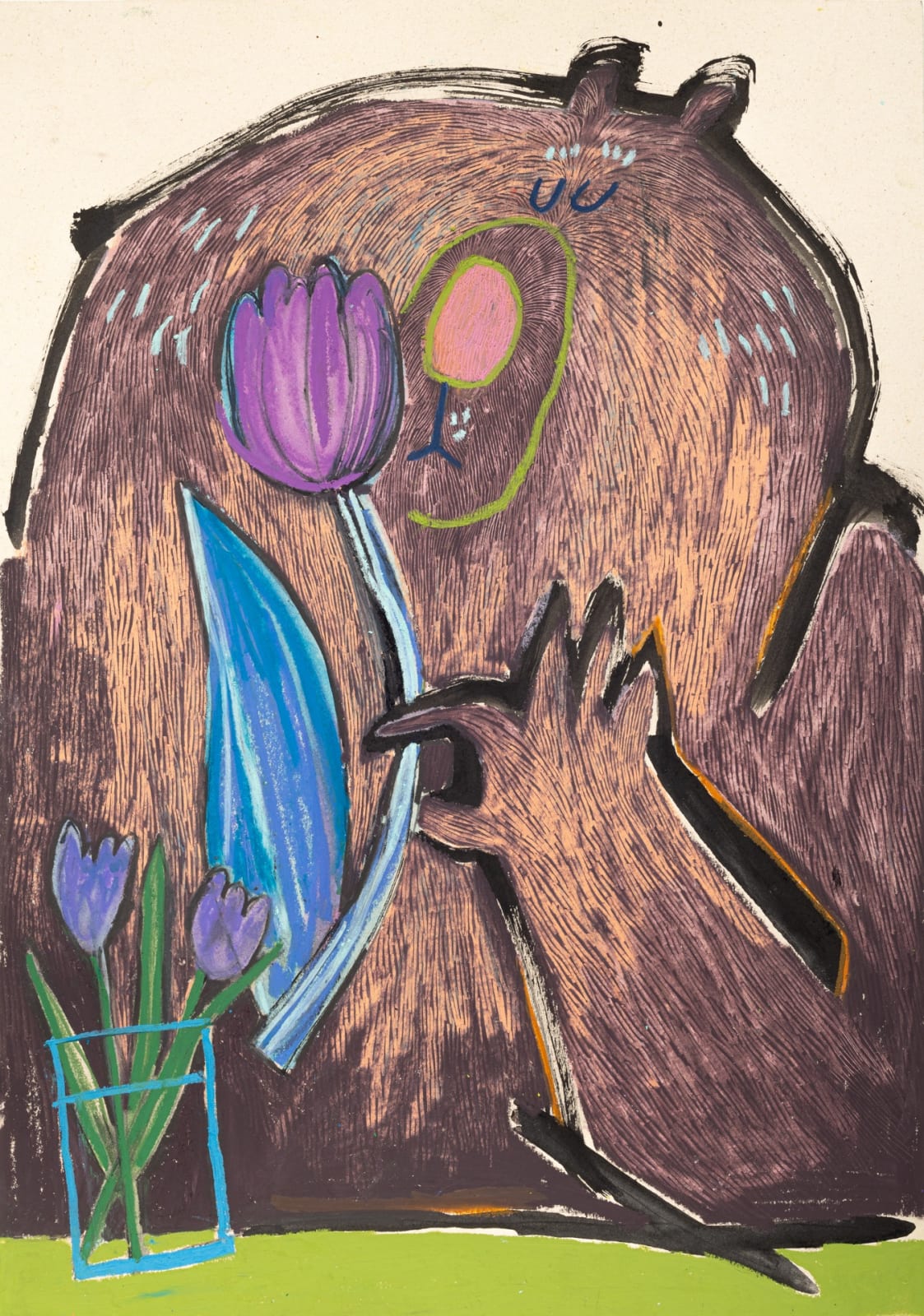 김펄, 꽃 향기를 맡는 곰, 2024