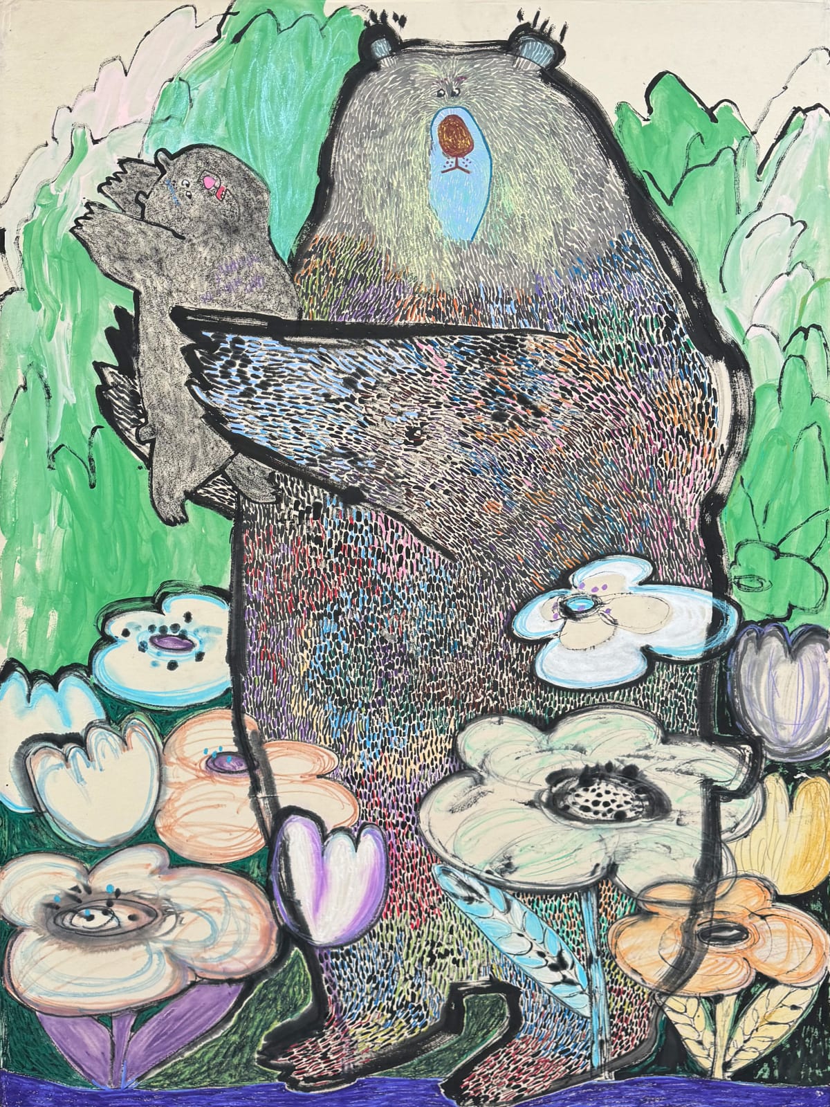 김펄, 꽃을 보여주는 곰, 2023