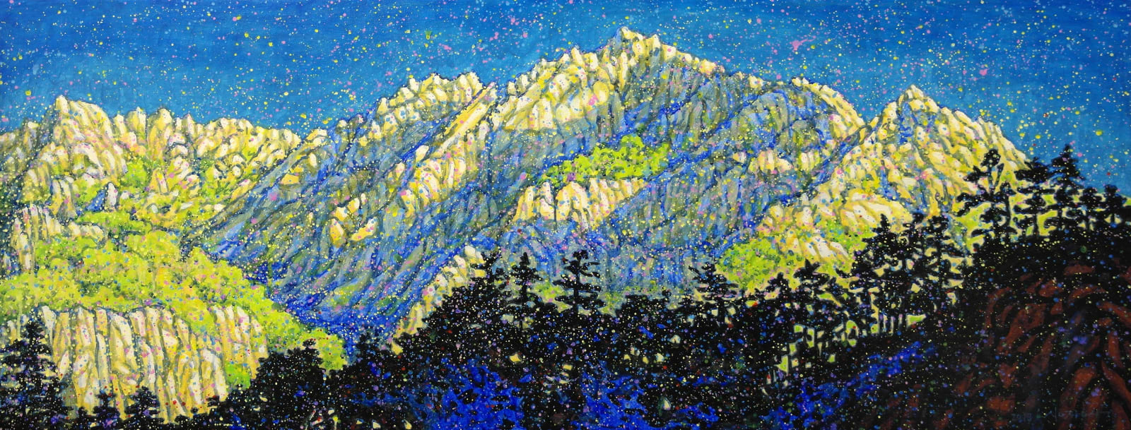신장식, 금강산 옥류동의 빛, 2018