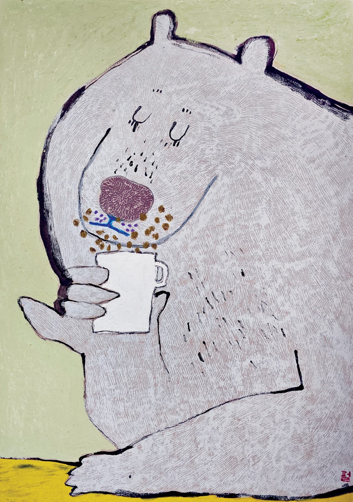 Pearl Kim, 모닝커피 (Morning Coffee), 2023