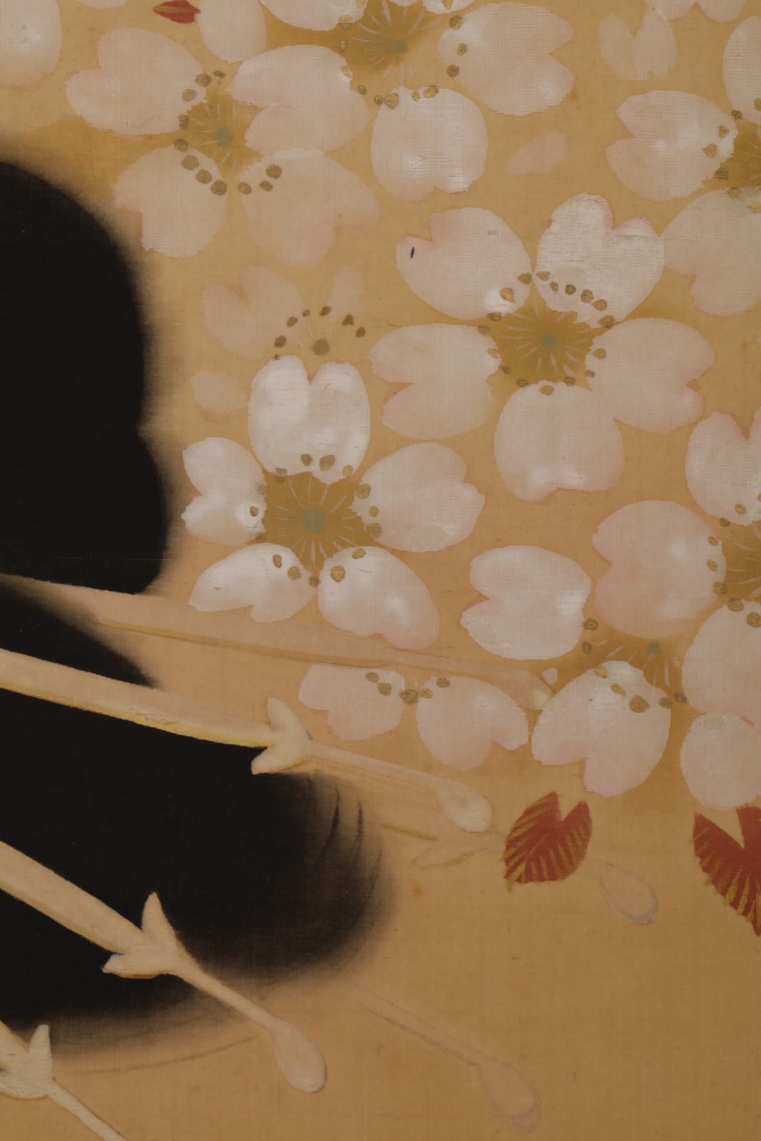 Ōbayashi Chimaki, Young Woman Beneath a Flowering Cherry Tree, 1920s-1930s