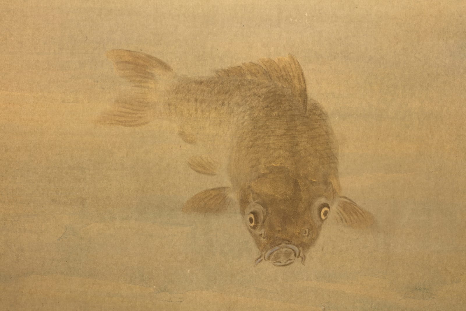 Okamoto Hōsui 岡本芳水, Koi and Mooring Post, 1920s-30s