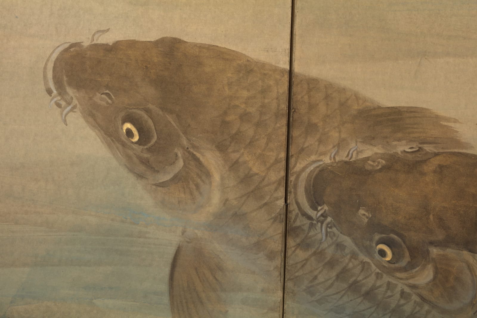 Okamoto Hōsui 岡本芳水, Koi and Mooring Post, 1920s-30s