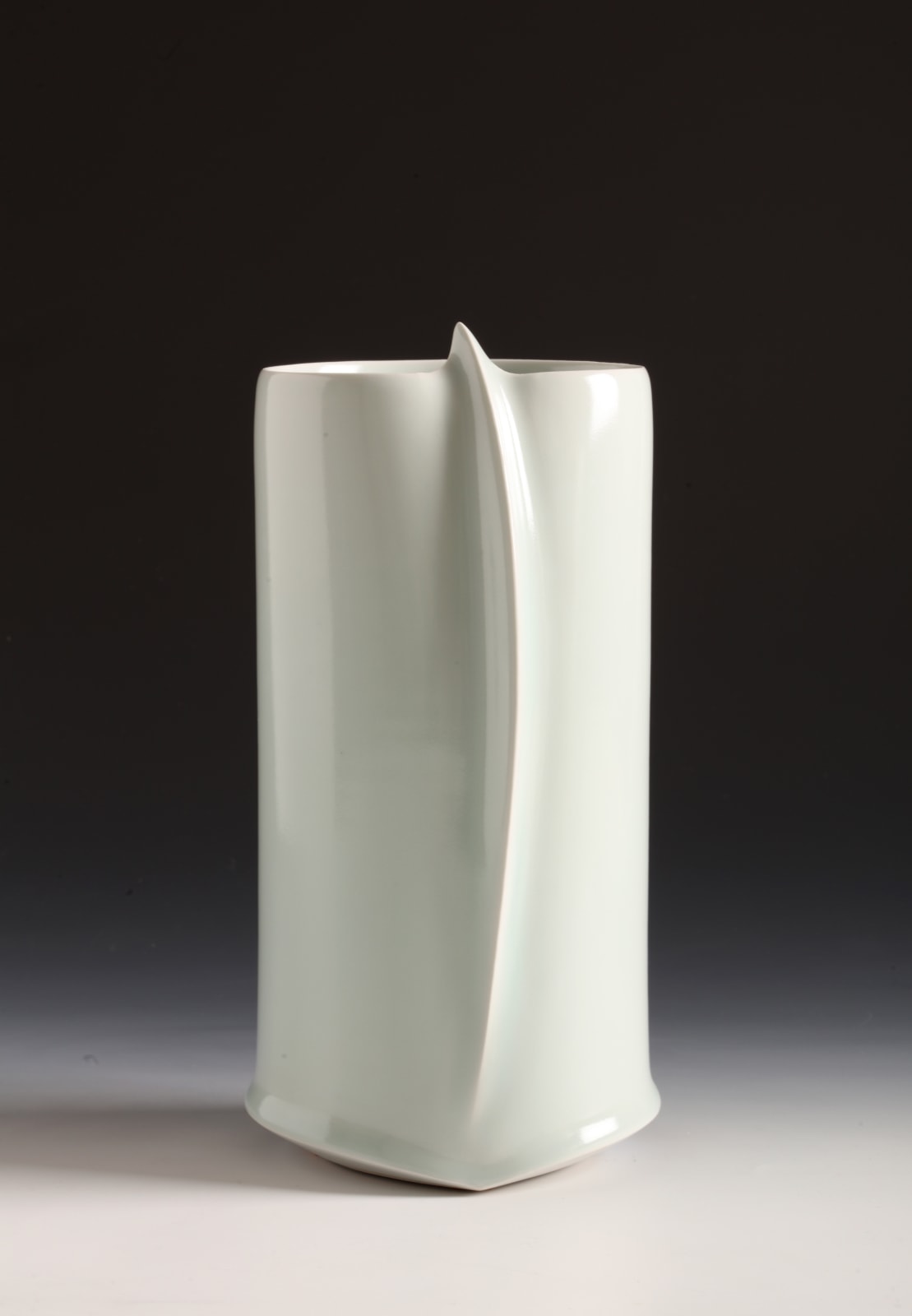 Fukami Sueharu, Cylinder Vase entitled "Wind", 1990s