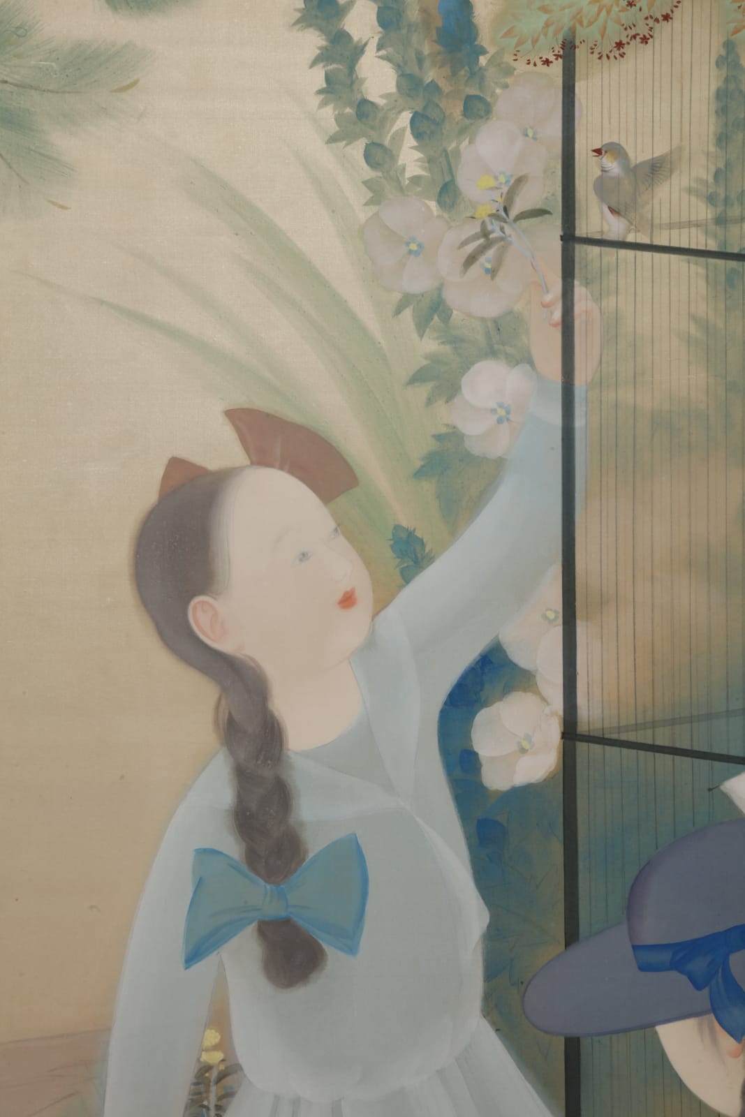 Matsushima Hakkō, attr., Saezuri (Twittering Birds), ca 1932