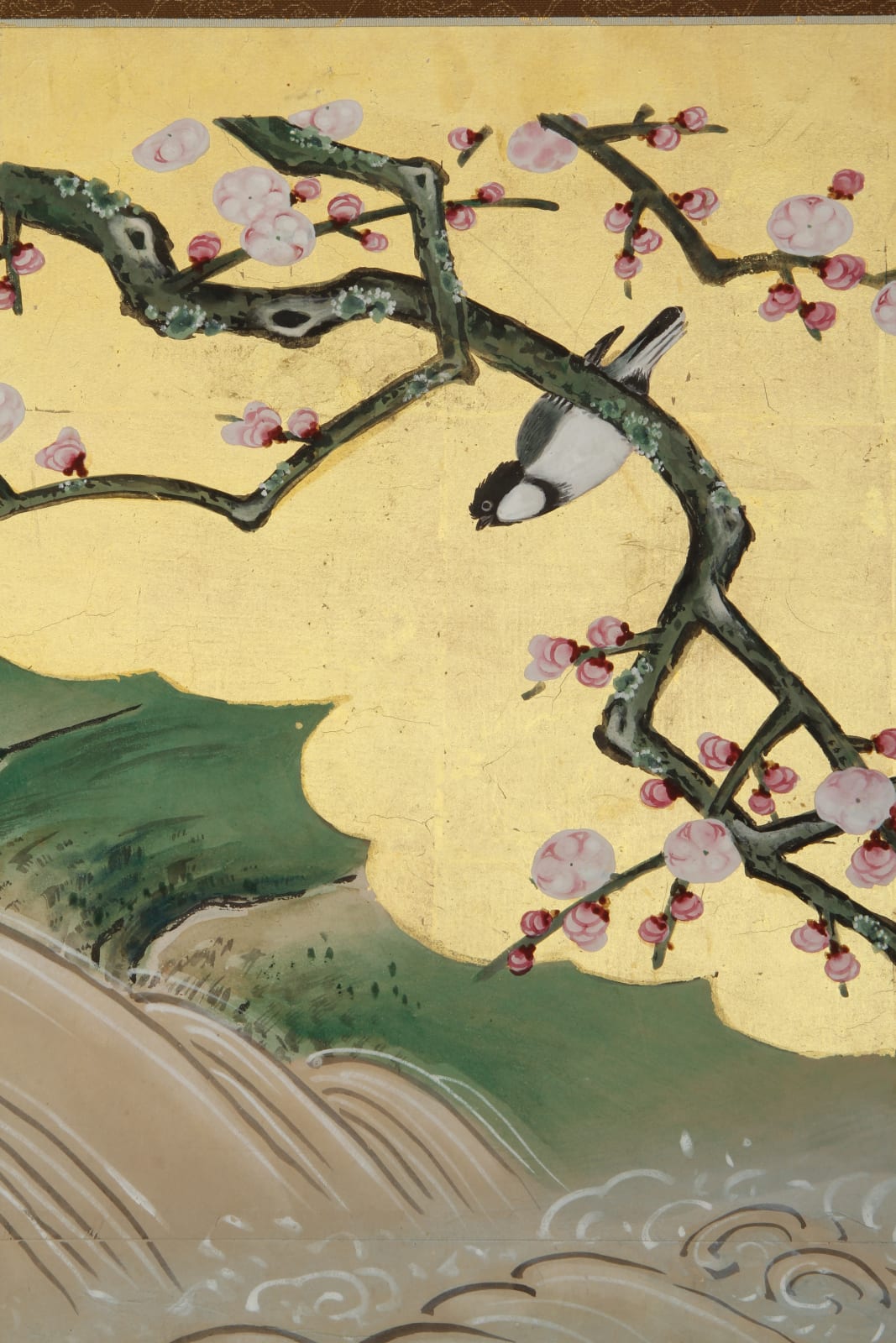 Kano School, Birds by Flowering Plum and Bamboo, 19th century