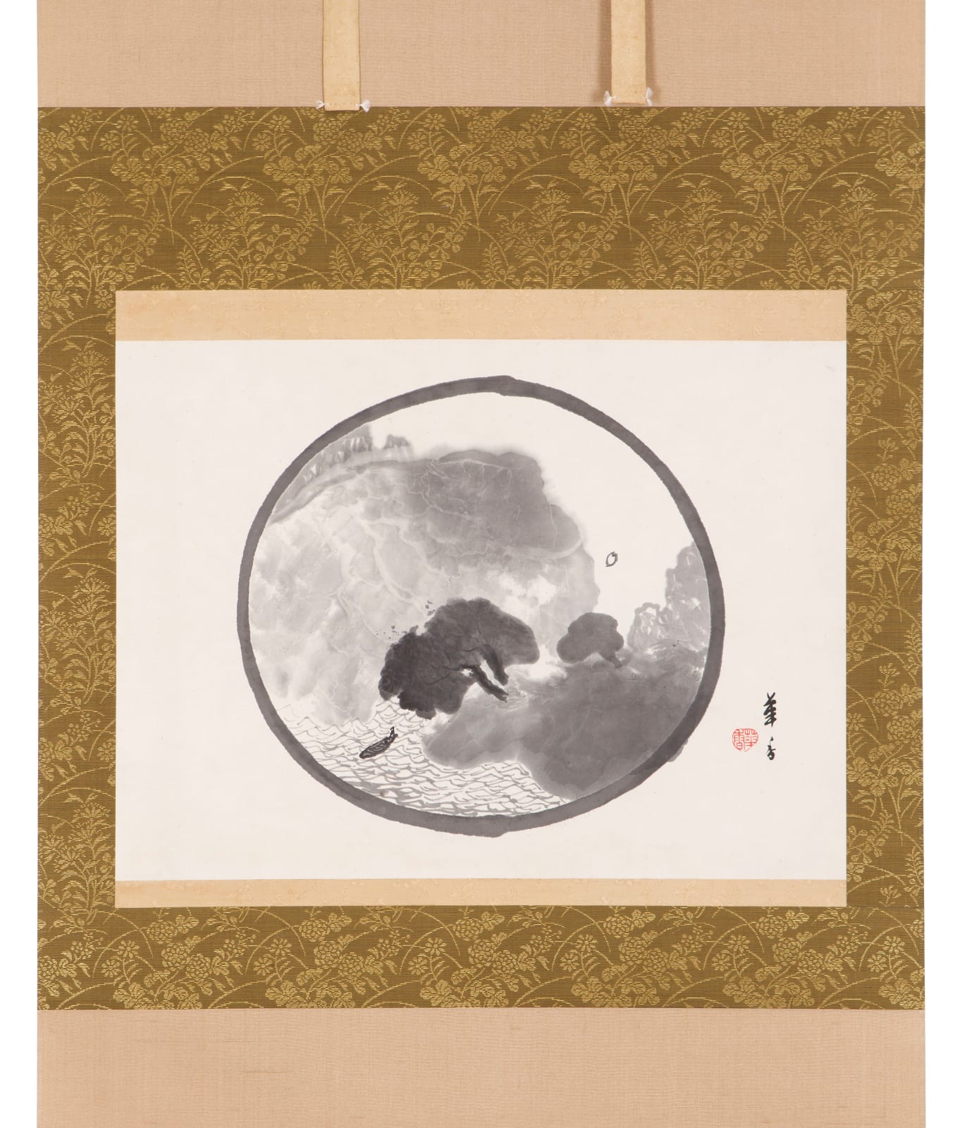 Tsuji Kakō, Enso landscape, 1920s