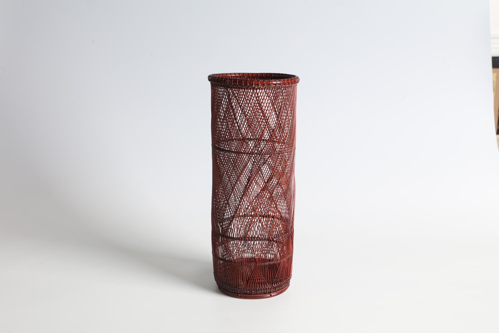 Maeda Chikubōsai II, Cylindrical Basket, 1980s