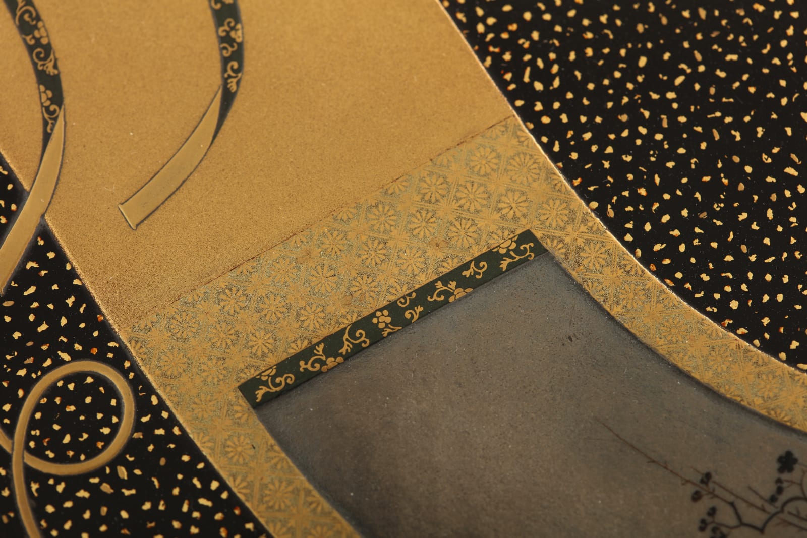 Writing Box with Hanging Scroll, Handscroll, and Feather Duster , 18th century