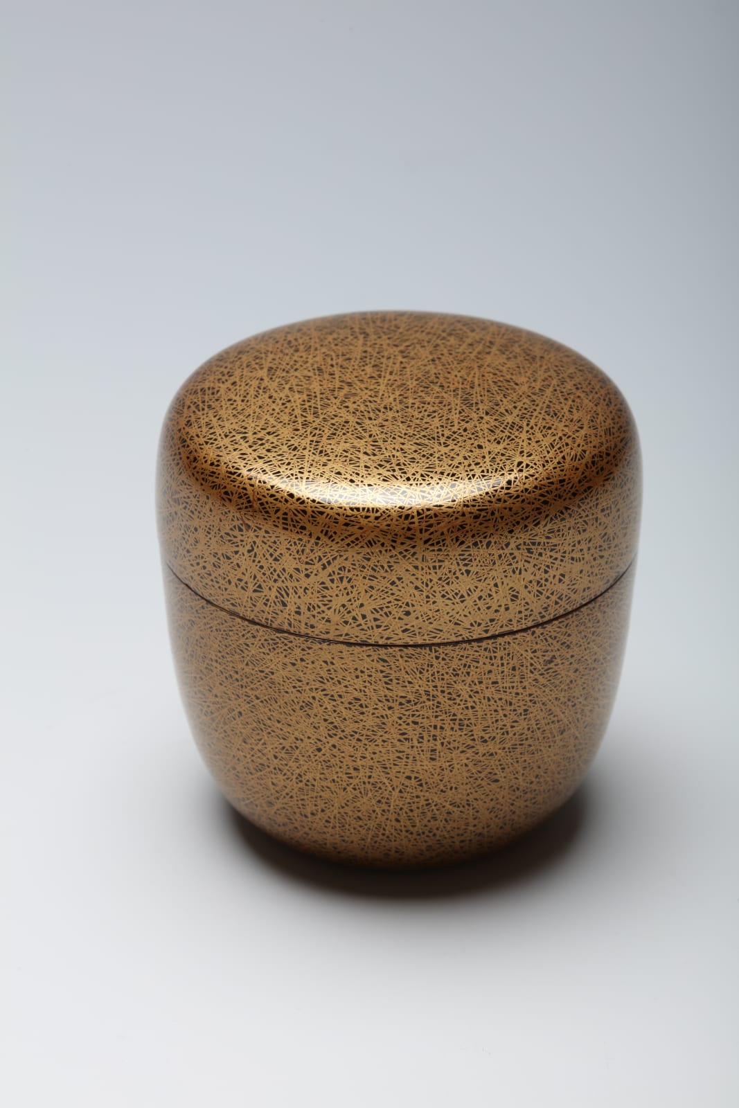 Lacquer Artist, Tea Caddy with Pine Needles, ca 1910