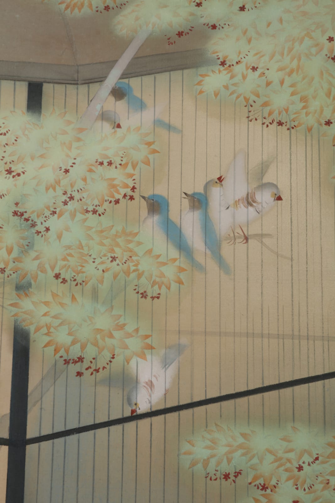 Matsushima Hakkō, attr., Saezuri (Twittering Birds), ca 1932
