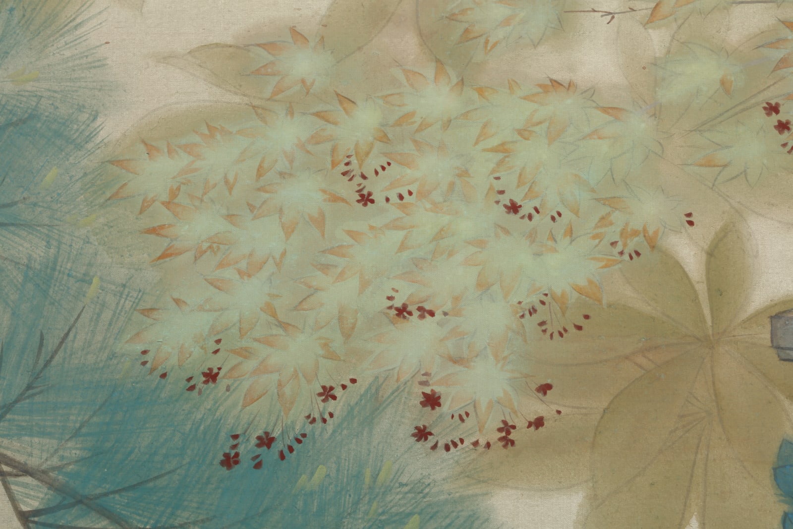 Matsushima Hakkō, attr., Saezuri (Twittering Birds), ca 1932