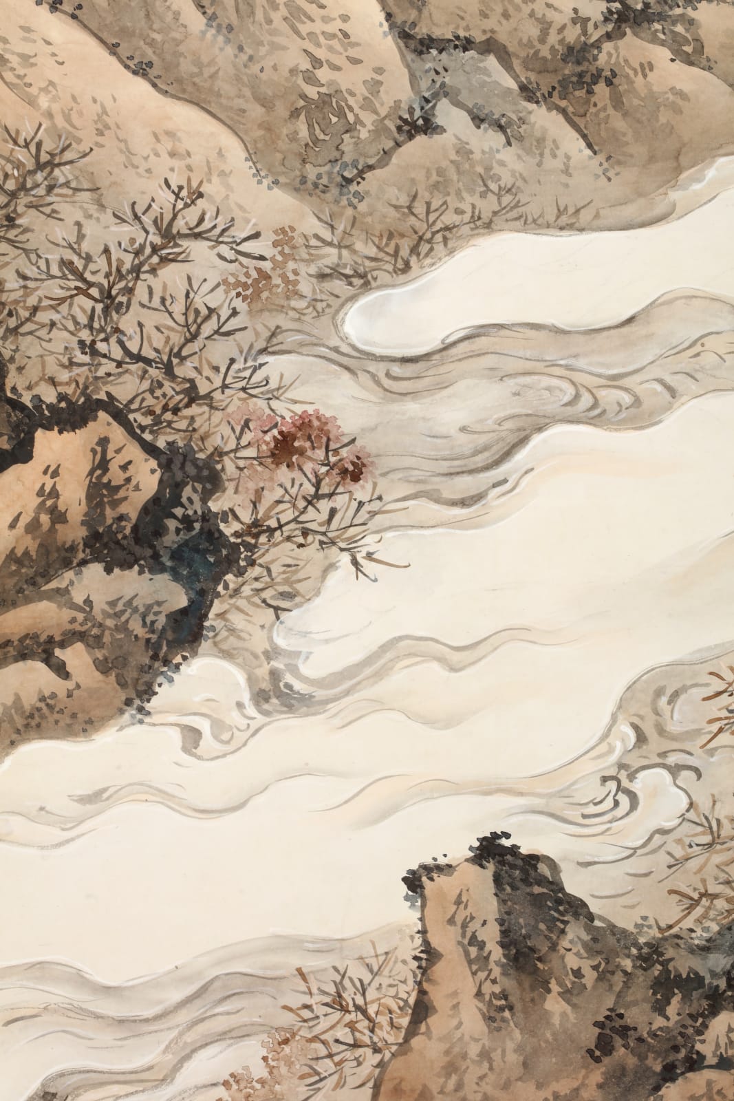 Eiryō Satake, Mountain Landscape, 1916