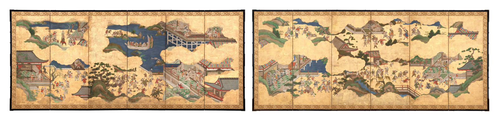 Kano School, Chinese Children Playing Games, 17th century