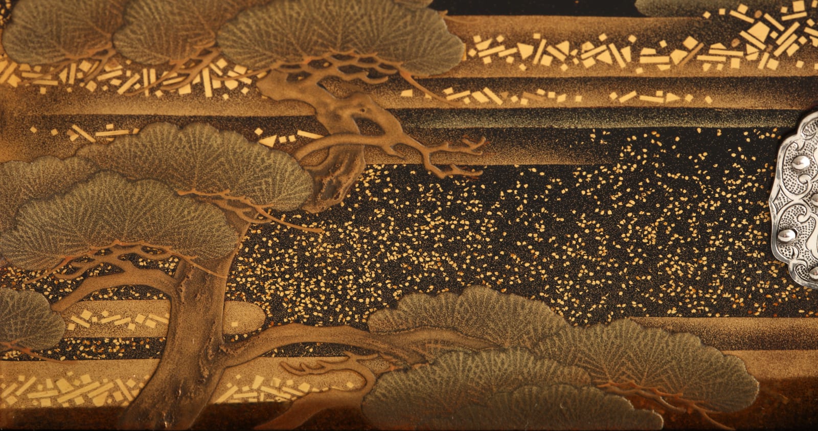 Maki-e Lacquer artist, Set of Shelves with Designs Based on the Noh Drama Takasago, 1910s-1920s