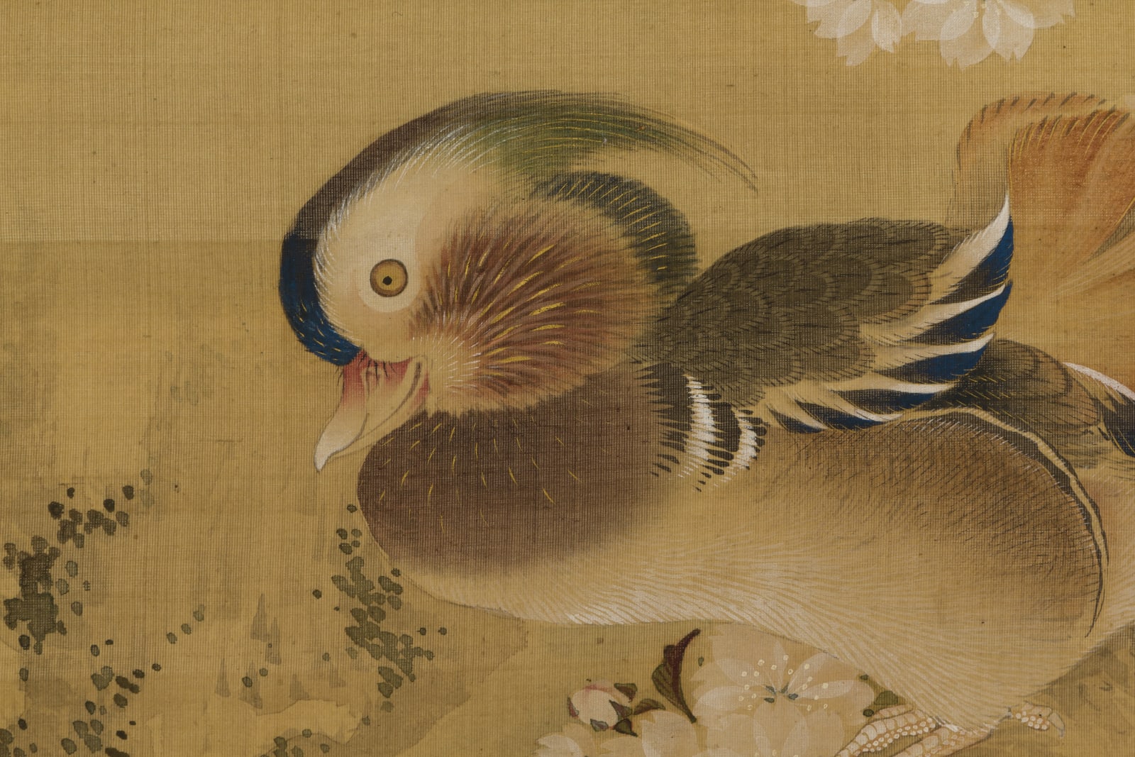 Nagasaki School, Pair of Mandarin Ducks, ca 1800