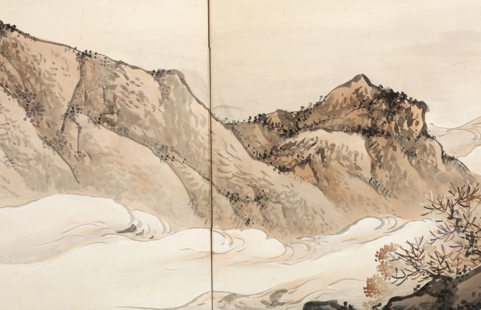 Eiryō Satake, Mountain Landscape, 1916