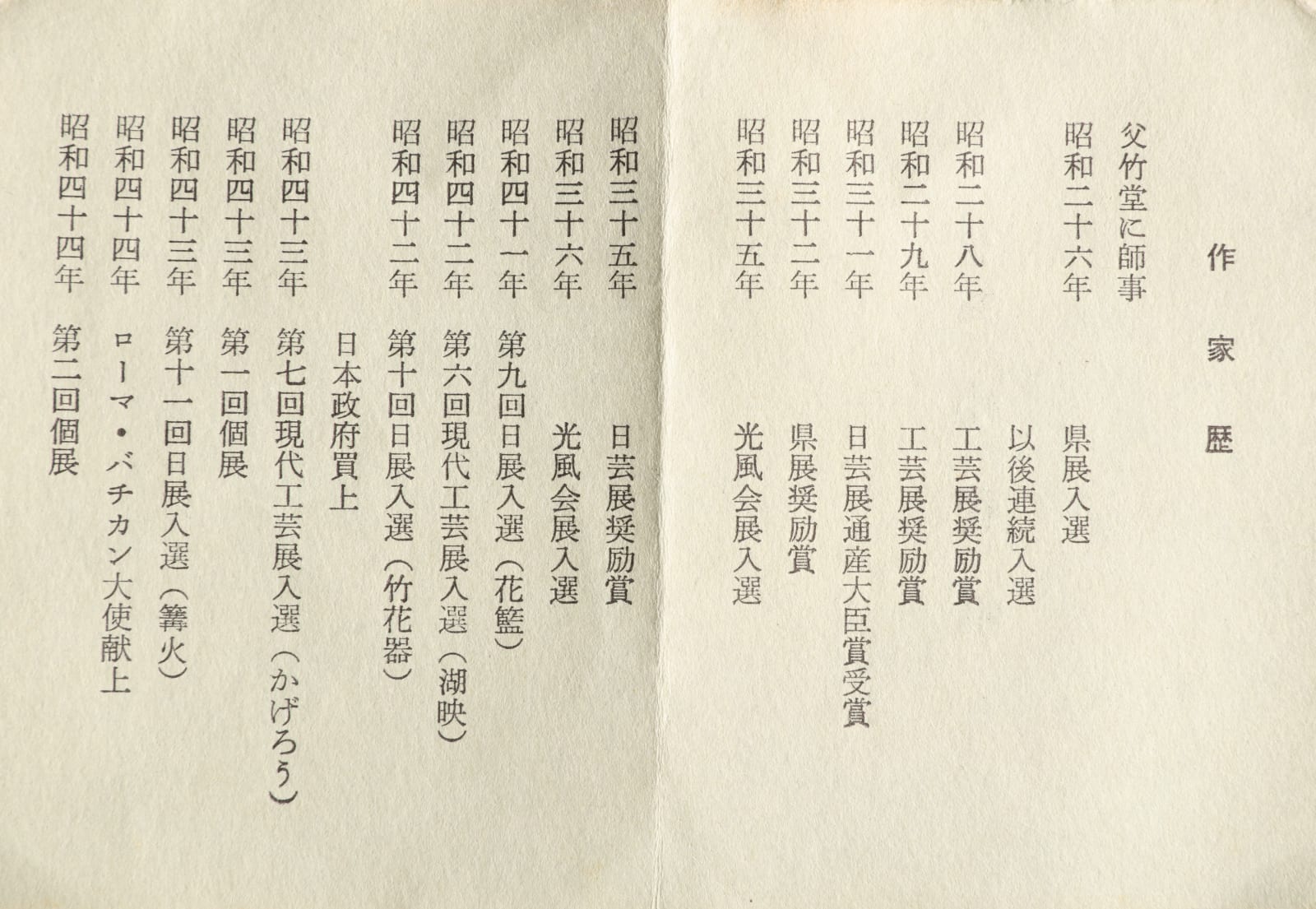 Kosuge Kōgetsu, Handled Flower Basket in Parallel-Line Construction, 1970s