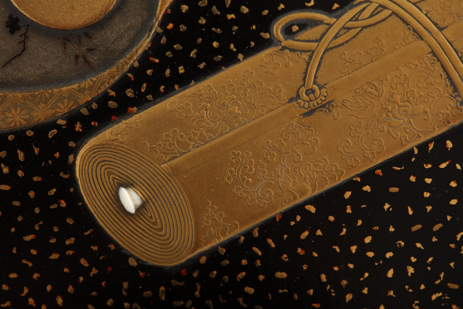 Writing Box with Hanging Scroll, Handscroll, and Feather Duster , 18th century