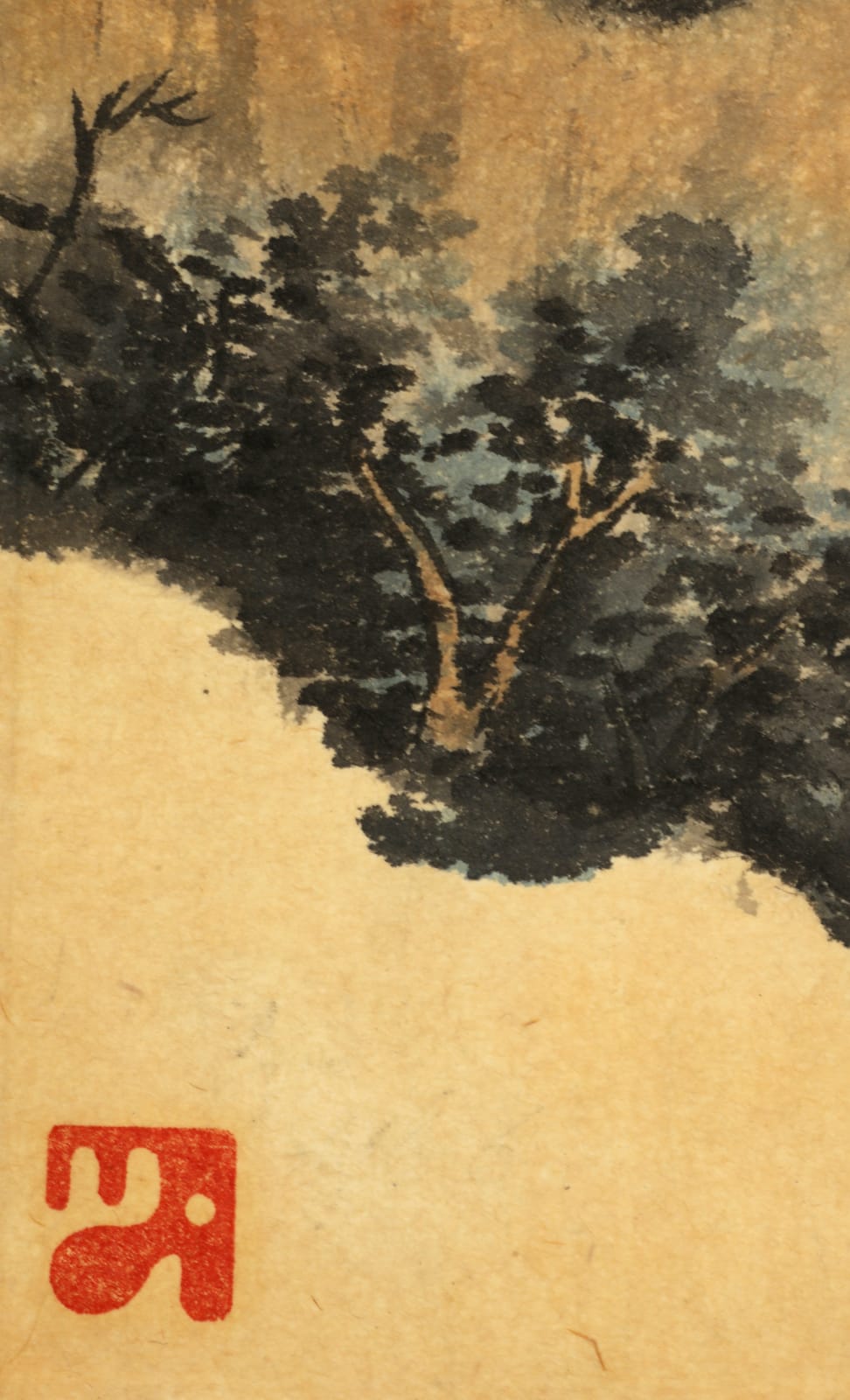 Minol Araki, Cliff and Rice Paddy, 1976