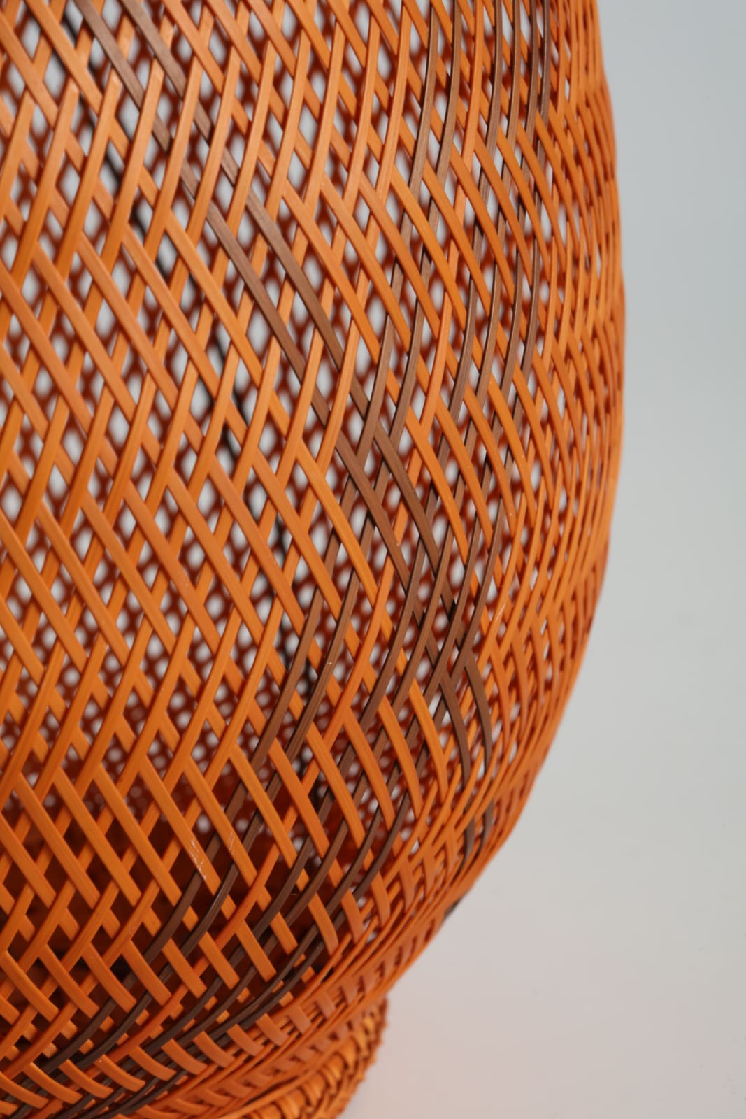 Fujitsuka Shōsei, Flower Basket with Diagonal Pattern, ca 2005