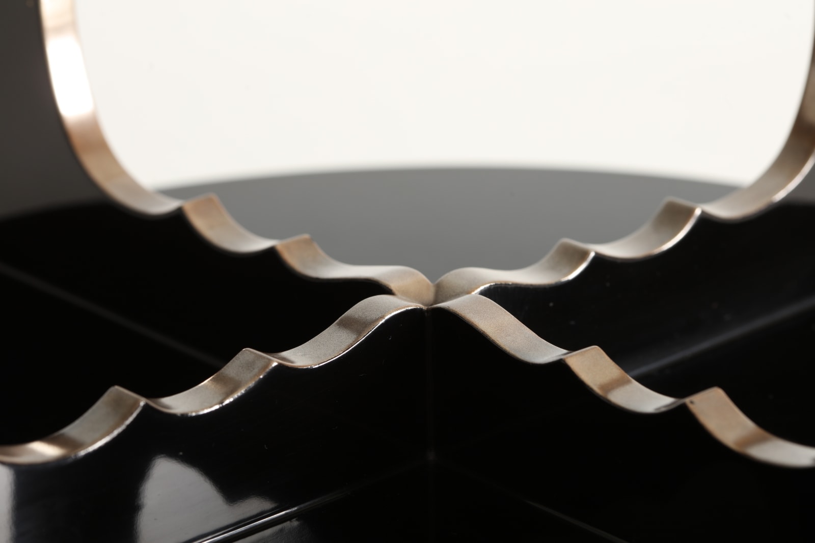 Yasuhara Shōsō, Offering Stand with Distant Hills and Pine Saplings, 1930s